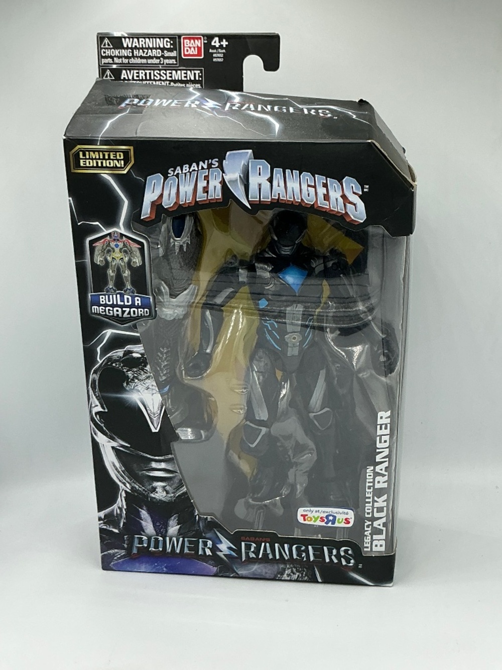 2017 Power Rangers Legacy Collection Black Ranger Movie Action Figure Open Box - Picture 1 of 11
